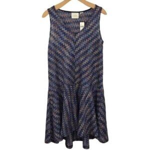 Anthropologie Maeve Westwater knit Sleeveless dress size  small NWT V-neck